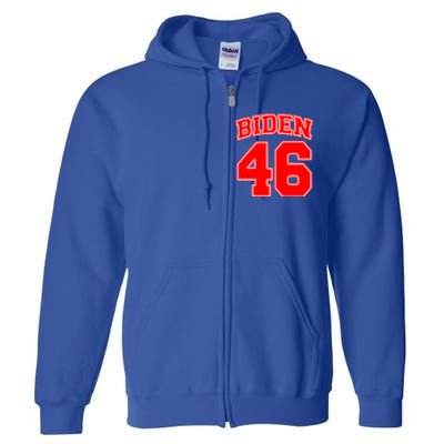 Sporty Joe Biden for 46th President Full Zip Hoodie