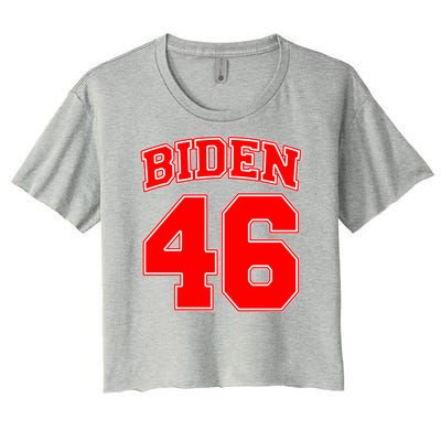 Sporty Joe Biden for 46th President Women's Crop Top Tee