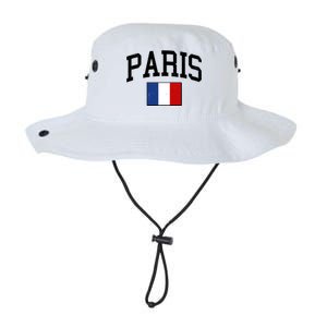 Sporty Paris France Flag Logo Sports Fan Legacy Cool Fit Booney Bucket Hat