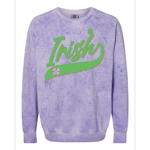 Sporty St. Patrick's Day Irish Logo Colorblast Crewneck Sweatshirt