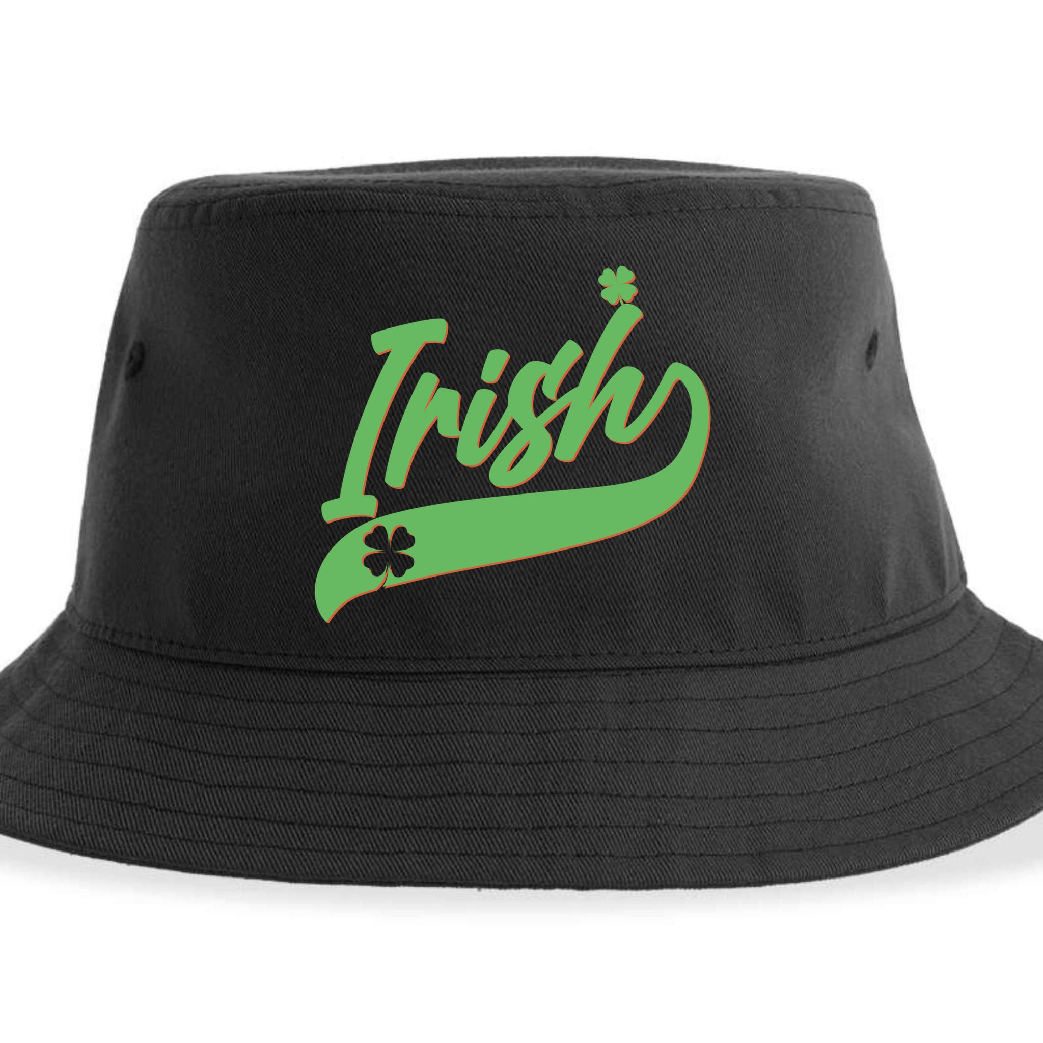 Sporty St. Patrick's Day Irish Logo Sustainable Bucket Hat