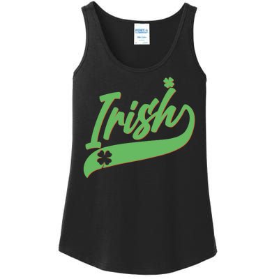 Sporty St. Patrick's Day Irish Logo Ladies Essential Tank