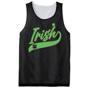 Sporty St. Patrick's Day Irish Logo Mesh Reversible Basketball Jersey Tank