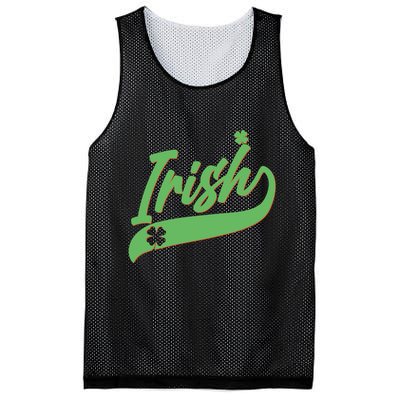 Sporty St. Patrick's Day Irish Logo Mesh Reversible Basketball Jersey Tank