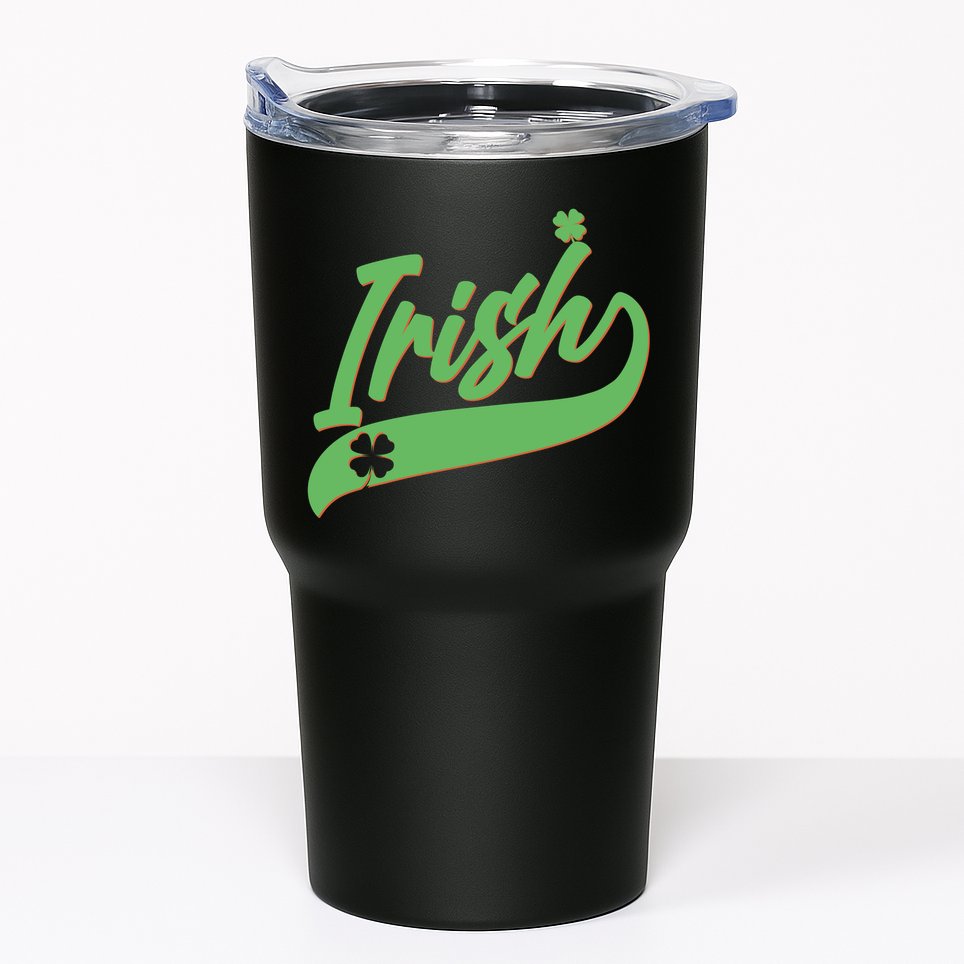 Sporty St. Patrick's Day Irish Logo Tumbler
