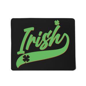 Sporty St. Patrick's Day Irish Logo Mousepad