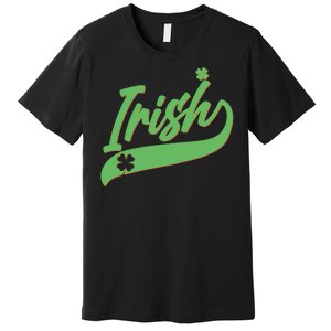 Sporty St. Patrick's Day Irish Logo Premium T-Shirt