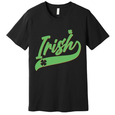 Sporty St. Patrick's Day Irish Logo Premium T-Shirt