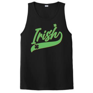 Sporty St. Patrick's Day Irish Logo PosiCharge Competitor Tank