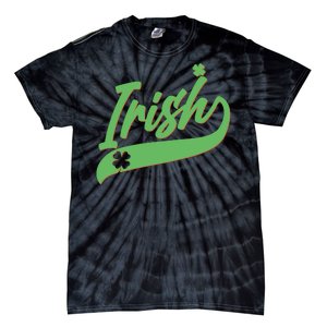 Sporty St. Patrick's Day Irish Logo Tie-Dye T-Shirt