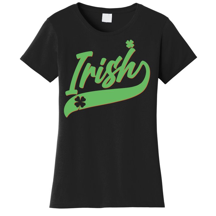 Sporty St. Patrick's Day Irish Logo Women's T-Shirt