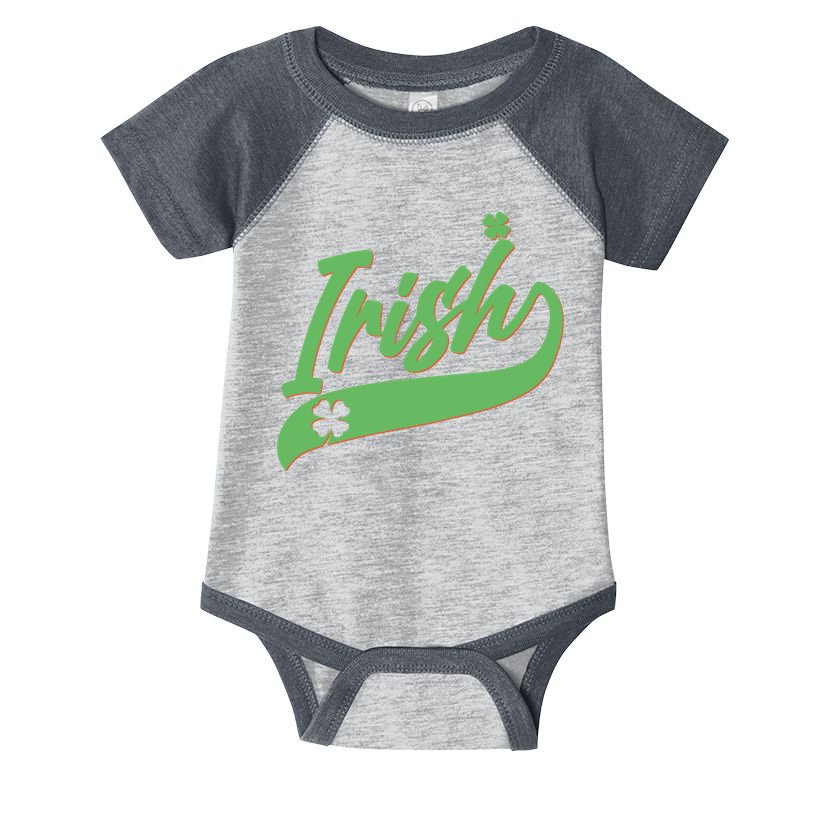 Sporty St. Patrick's Day Irish Logo Infant Baby Jersey Bodysuit
