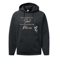 Short People Patience Performance Fleece Hoodie