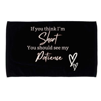 Short People Patience Microfiber Hand Towel