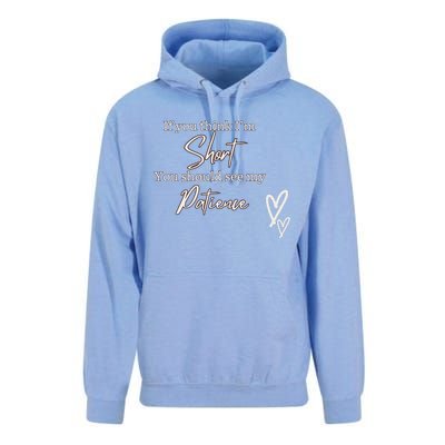 Short People Patience Unisex Surf Hoodie