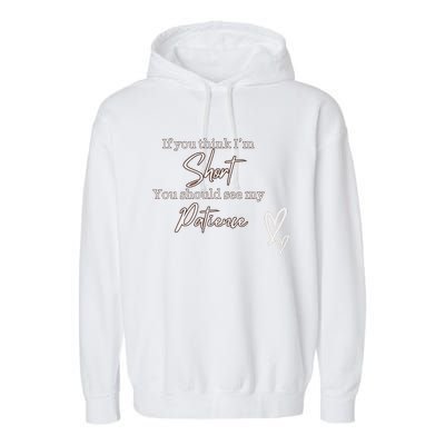 Short People Patience Garment-Dyed Fleece Hoodie