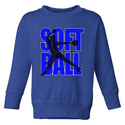 Softball Pitcher Perfect For Teens Perfect Practice Gift Toddler Sweatshirt