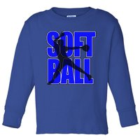 Softball Pitcher Perfect For Teens Perfect Practice Gift Toddler Long Sleeve Shirt