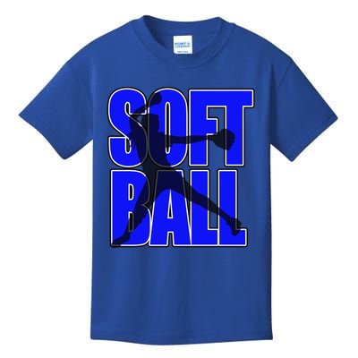 Softball Pitcher Perfect For Teens Perfect Practice Gift Kids T-Shirt