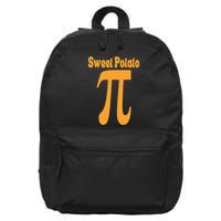 Sweet Potato Pie Math Pun Pi Day Joke 16 in Basic Backpack