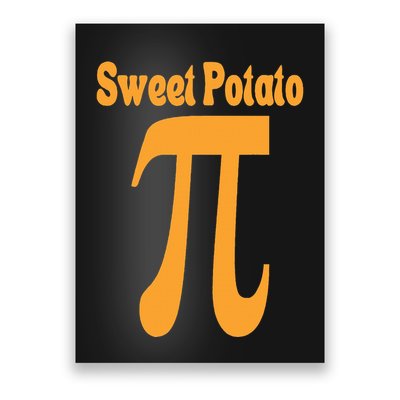 Sweet Potato Pie Math Pun Pi Day Joke Poster