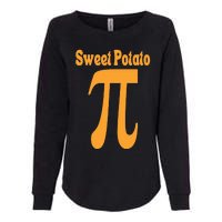 Sweet Potato Pie Math Pun Pi Day Joke Womens California Wash Sweatshirt