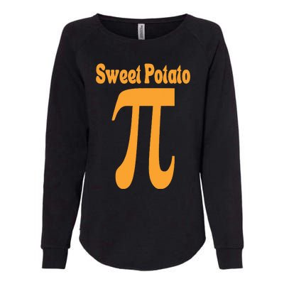 Sweet Potato Pie Math Pun Pi Day Joke Womens California Wash Sweatshirt