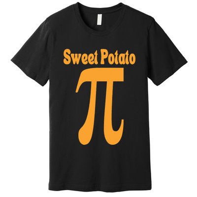 Sweet Potato Pie Math Pun Pi Day Joke Premium T-Shirt
