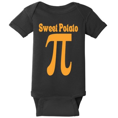 Sweet Potato Pie Math Pun Pi Day Joke Baby Bodysuit