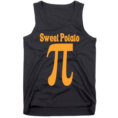 Sweet Potato Pie Math Pun Pi Day Joke Tank Top