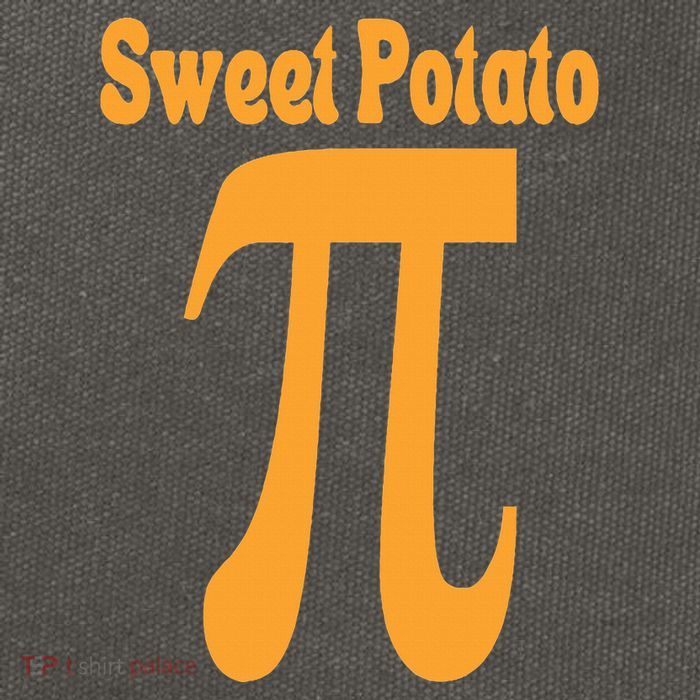 Sweet Potato Pie Math Pun Pi Day Joke Cotton Canvas Backpack