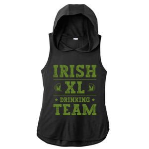 St Patrick`s Patricks Day Lucky Irish Xl Ing Team Beer Gift Ladies PosiCharge Tri-Blend Wicking Draft Hoodie Tank