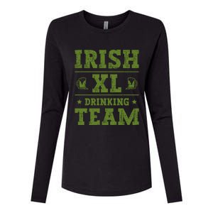 St Patrick`s Patricks Day Lucky Irish Xl Ing Team Beer Gift Womens Cotton Relaxed Long Sleeve T-Shirt