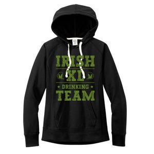 St Patrick`s Patricks Day Lucky Irish Xl Ing Team Beer Gift Women's Fleece Hoodie