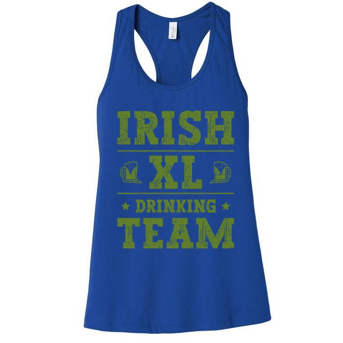 St Patrick`s Patricks Day Lucky Irish Xl Ing Team Beer Gift Women's Racerback Tank