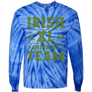 St Patrick`s Patricks Day Lucky Irish Xl Ing Team Beer Gift Tie-Dye Long Sleeve Shirt