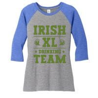 St Patrick`s Patricks Day Lucky Irish Xl Ing Team Beer Gift Women's Tri-Blend 3/4-Sleeve Raglan Shirt