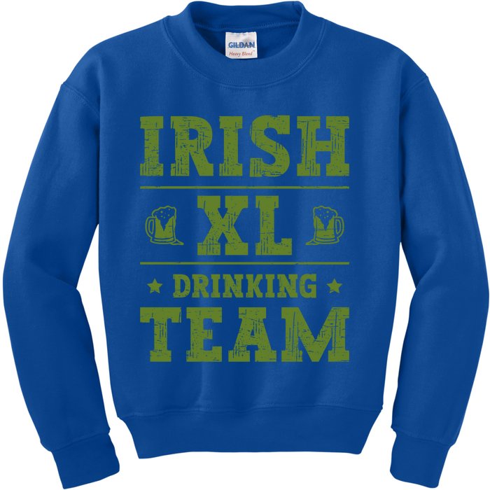 St Patrick`s Patricks Day Lucky Irish Xl Ing Team Beer Gift Kids Sweatshirt