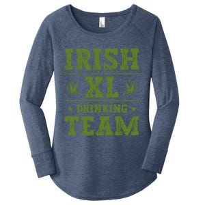 St Patrick`s Patricks Day Lucky Irish Xl Ing Team Beer Gift Women's Perfect Tri Tunic Long Sleeve Shirt