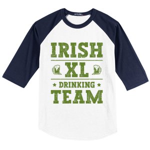 St Patrick`s Patricks Day Lucky Irish Xl Ing Team Beer Gift Baseball Sleeve Shirt