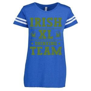 St Patrick`s Patricks Day Lucky Irish Xl Ing Team Beer Gift Enza Ladies Jersey Football T-Shirt