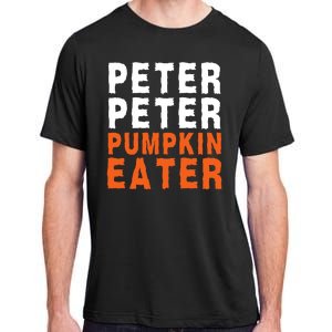 Scary Peter Peter Pumpkin Eater Halloween Costume Couple Funny Halloween Costume Adult ChromaSoft Performance T-Shirt