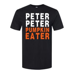 Scary Peter Peter Pumpkin Eater Halloween Costume Couple Funny Halloween Costume Softstyle CVC T-Shirt