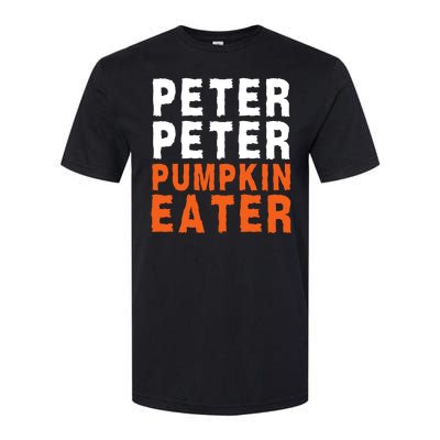 Scary Peter Peter Pumpkin Eater Halloween Costume Couple Funny Halloween Costume Softstyle CVC T-Shirt