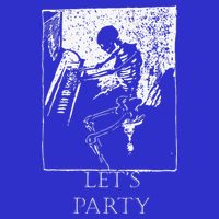 Skeleton Playing Piano Lets Party Halloween Visor
