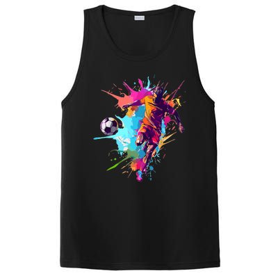 Soccer Player Paint Splash PosiCharge Competitor Tank