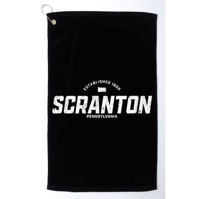 Scranton Pennsylvania Pa Vintage Athletic Golf Towel
