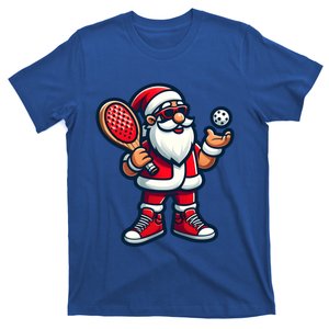 Santa Playing Pickleball Christmas Pajama Xmas Winter Time Gift T-Shirt