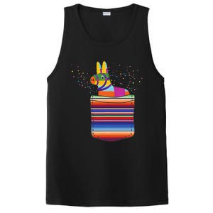 Serape Pocket Pinata Mexican Fiesta (Not An Actual Pocket) PosiCharge Competitor Tank