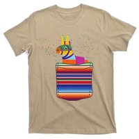 Serape Pocket Pinata Mexican Fiesta (Not An Actual Pocket) T-Shirt